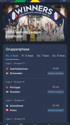 Nations League & Women's EURO screenshot