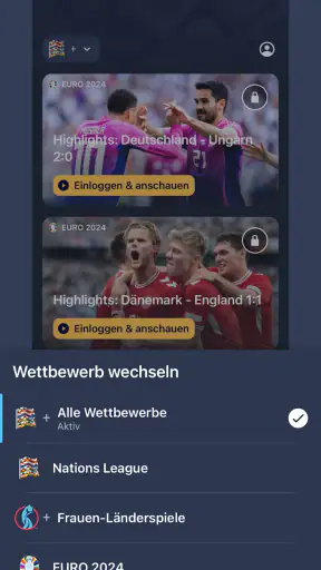 Nations League & Women's EURO screenshot