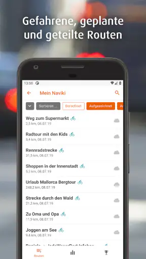 Naviki – das Fahrrad-Navi screenshot
