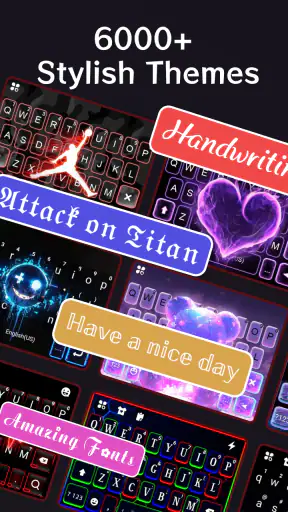 Neon Red Heartbeat Themen screenshot