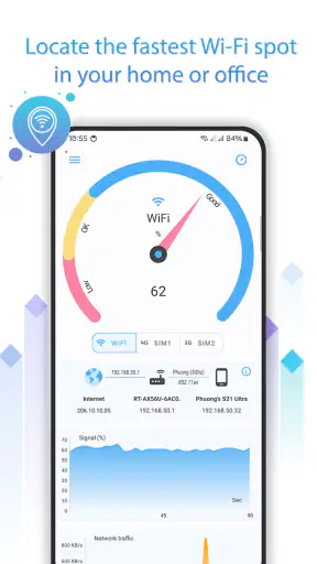 Netzsignal: WiFi & 5G screenshot