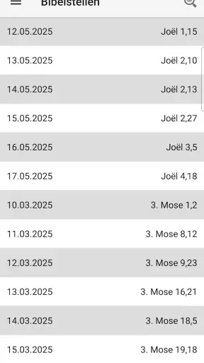 Neukirchener Kalender 2025 screenshot