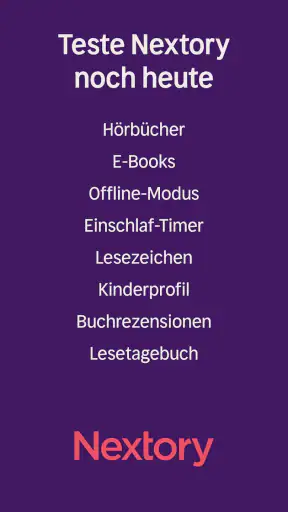 Nextory: Hörbücher & E-Books screenshot