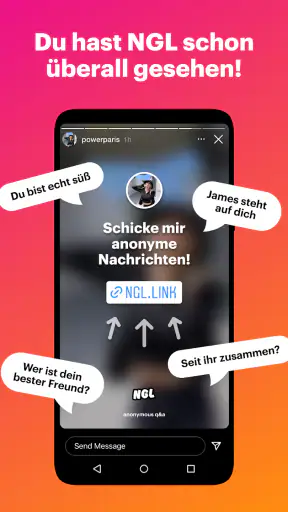 NGL - anonyme q&a screenshot