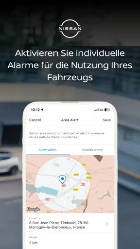 NissanConnect Services screenshot