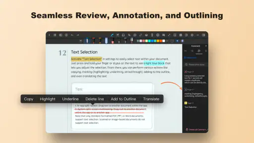 Notein: Schriften,Notizen,PDFs screenshot