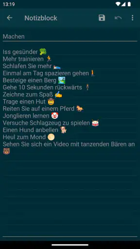 Notepad - einfache Notizen screenshot