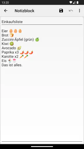 Notepad - einfache Notizen screenshot