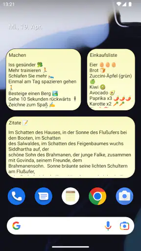 Notepad - einfache Notizen screenshot