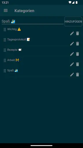 Notepad - einfache Notizen screenshot
