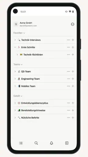 Notion: Notizen, Aufgaben, KI screenshot