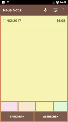 Notizen App Deutsch screenshot