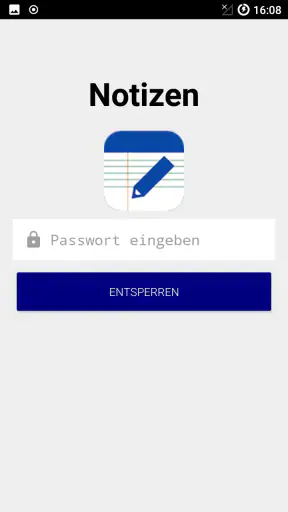 Notizen App Deutsch screenshot