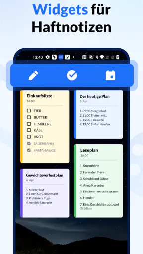 Notizen, Notizblock - Notein screenshot