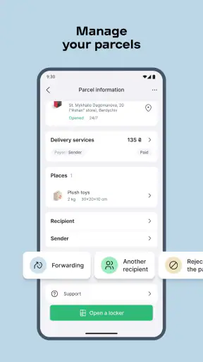 Nova Post screenshot