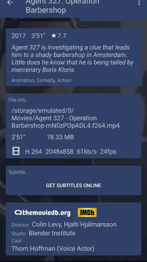 NOVA Video Player screenshot