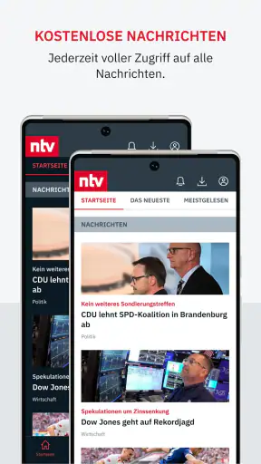 ntv Nachrichten screenshot