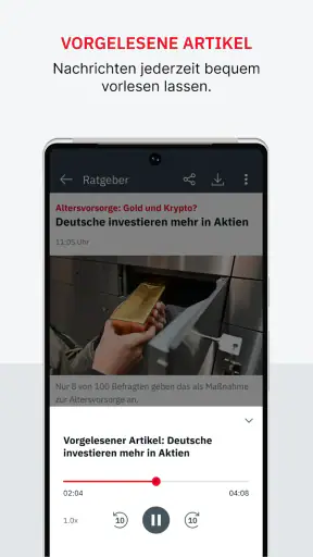 ntv Nachrichten screenshot