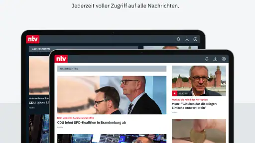 ntv Nachrichten screenshot