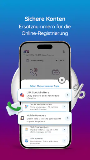 Numero: Zweite Telefonnummer screenshot