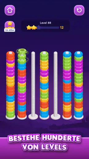 Nut Sort: Color Sorting Game screenshot