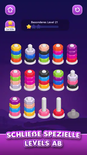 Nut Sort: Color Sorting Game screenshot