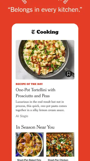 NYT Cooking: Recipes & Tips screenshot