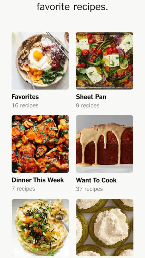 NYT Cooking: Recipes & Tips screenshot
