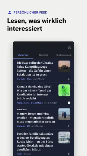 NZZ screenshot