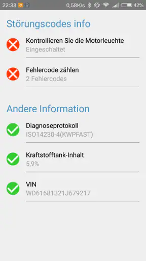 Obd Arny - ELM327 car scanner screenshot