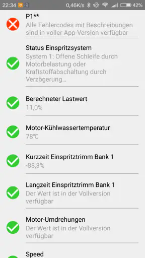 Obd Arny - ELM327 car scanner screenshot