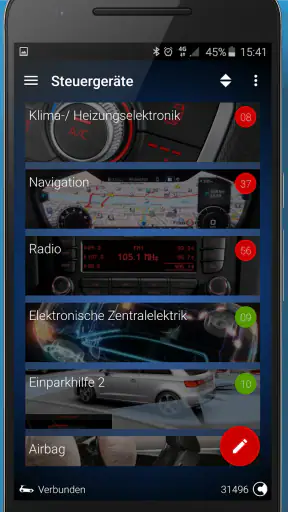 OBDeleven VAG Autodiagnose screenshot
