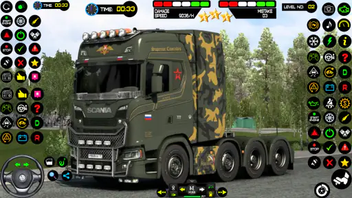 Offline-Armee-LKW-Spiele 3d screenshot