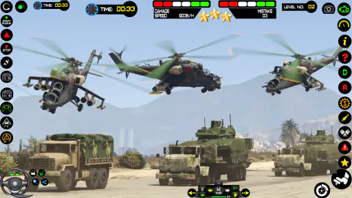 Offline-Armee-LKW-Spiele 3d screenshot