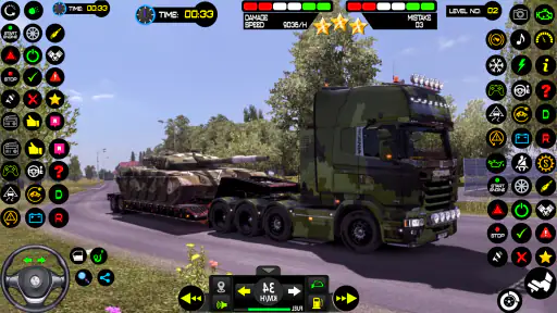 Offline-Armee-LKW-Spiele 3d screenshot