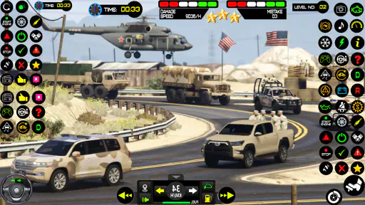 Offline-Armee-LKW-Spiele 3d screenshot