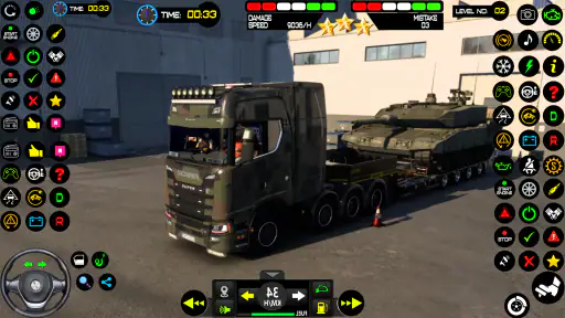 Offline-Armee-LKW-Spiele 3d screenshot