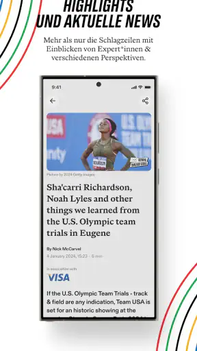 Olympische: Live-Sport & News screenshot