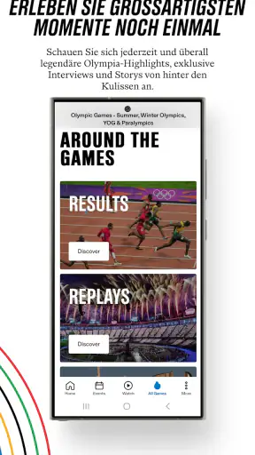 Olympische: Live-Sport & News screenshot