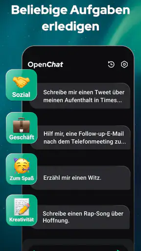 Open Chat - KI-Bot-App screenshot