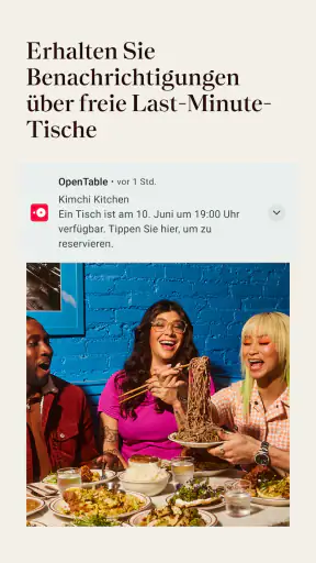 OpenTable screenshot
