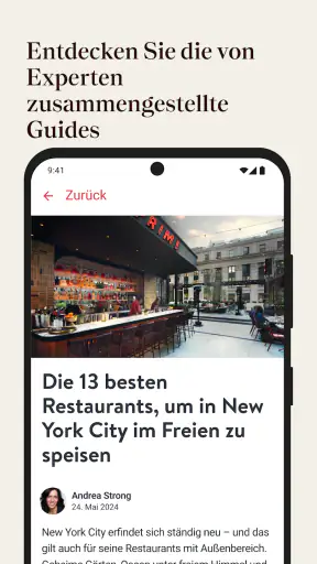 OpenTable screenshot