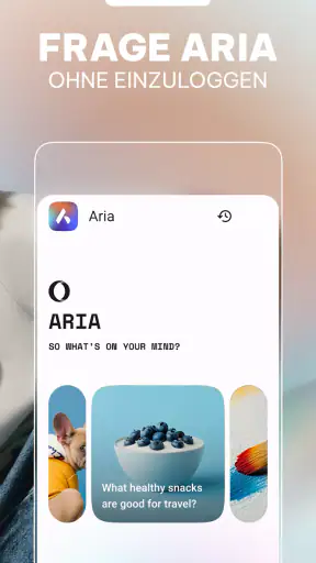 Opera-Browser mit KI screenshot
