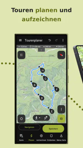 Outdooractive Wandern, Fahrrad screenshot