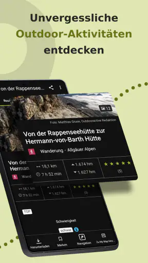 Outdooractive Wandern, Fahrrad screenshot