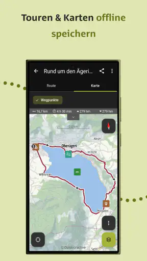 Outdooractive Wandern, Fahrrad screenshot