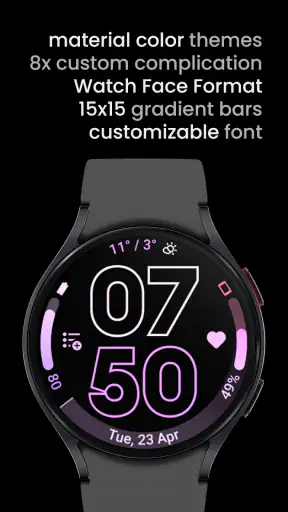 Outlined Watch Face screenshot