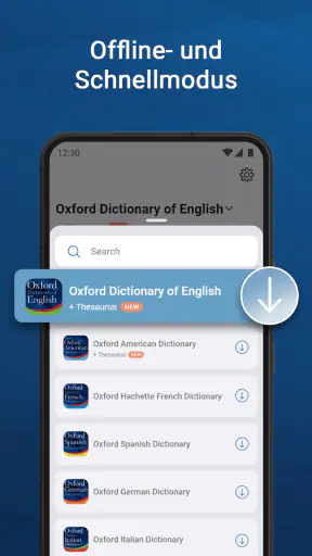 Oxford Dictionary & Thesaurus screenshot