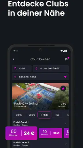 PadelCity – Padel jetzt buchen screenshot