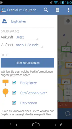 Parkopedia Parken screenshot